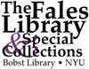 Fales Library & Special Collections logo.