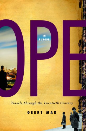The cover of In Europe: Travels Through the Twentieth Century