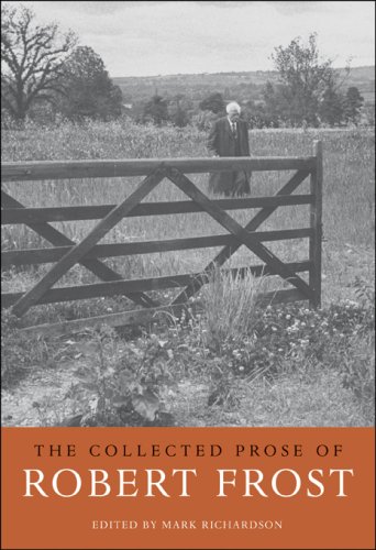 The cover of The Collected Prose of Robert Frost