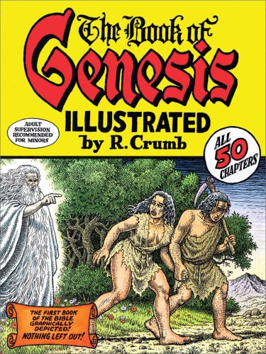 The cover of The Book of Genesis Illustrated by R. Crumb