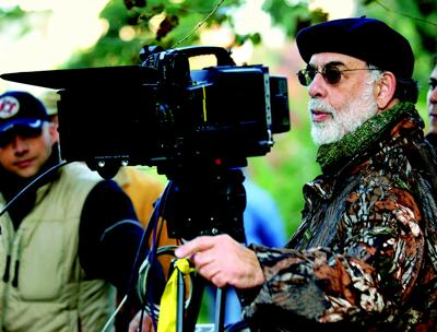 Director Francis Ford Coppola on the set of Youth Without Youth, 2007