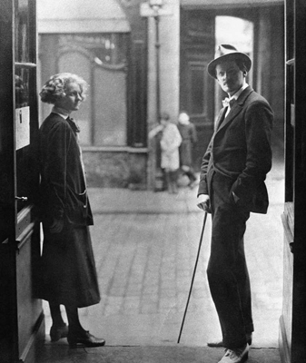 Sylvia Beach and James Joyce, Paris, ca. 1925.