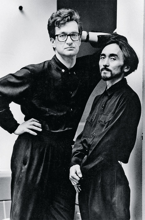 Wim Wenders and Yohji Yamamoto, 1989.