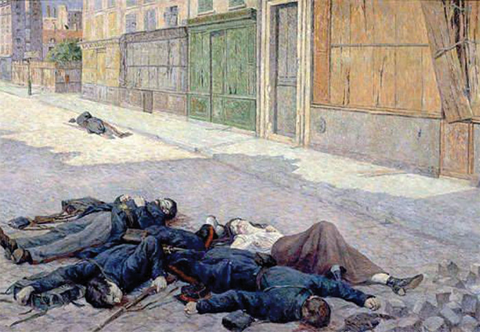 Maximilien Luce depicted his recollections of Bloody Week in A Paris Street in May 1871.
