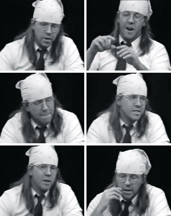 David Foster Wallace on Charlie Rose, 1997.