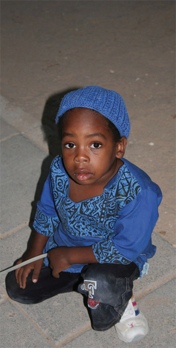 A child from the African Hebrew Israelites of Jerusalemcommunity in Dimona, Israel, 2005.