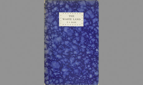 A Hogarth Press edition of T.S. Eliot's "The Wasteland."