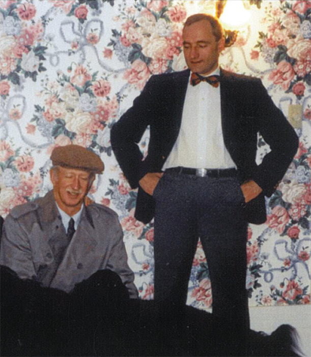 Christian Karl Gerhartsreiter, aka Clark Rockefeller (right), 2000.
