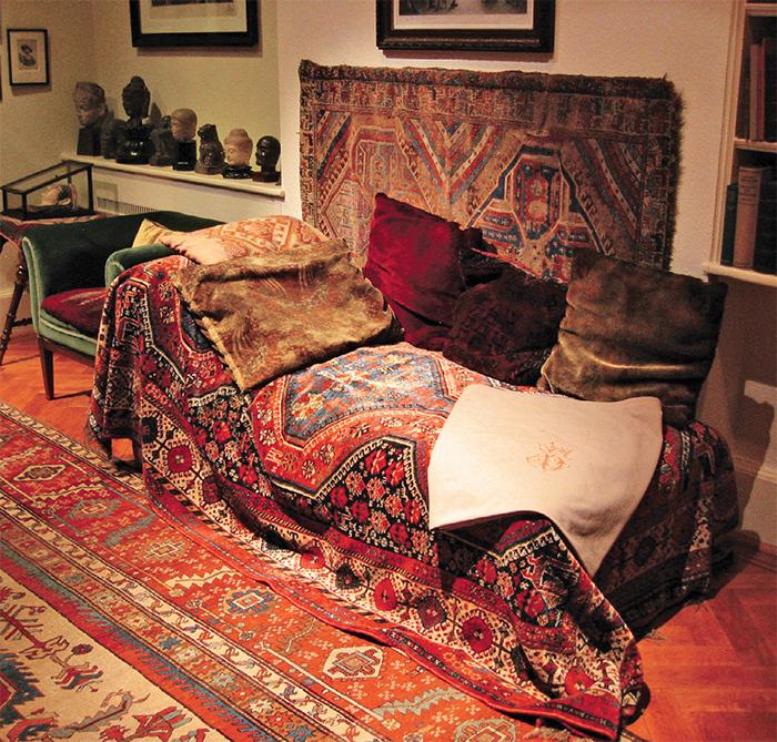Sigmund Freud’s office at the Freud Museum, London.