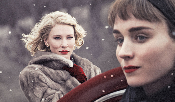 Todd Haynes, Carol, 2015, 35 mm, color, sound, 118 minutes. Carol Aird (Cate Blanchett) and Therese Belivet (Rooney Mara). The Weinstein Company.