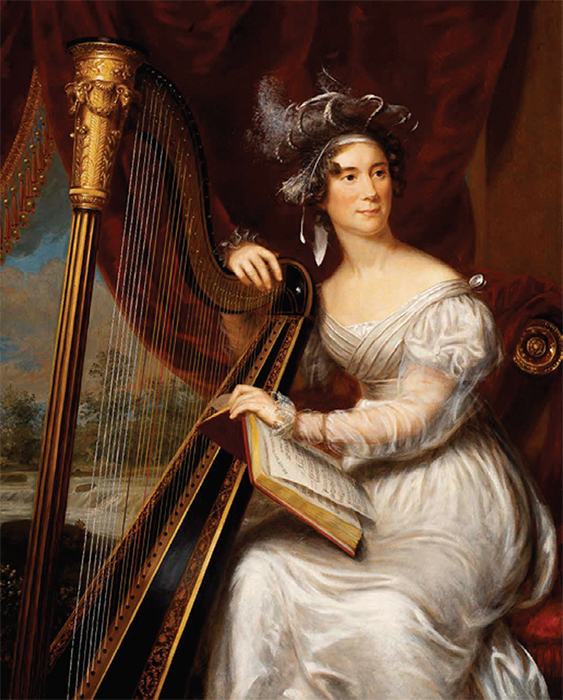 Portrait of Louisa Adams, ca. 1823. Charles Bird King.