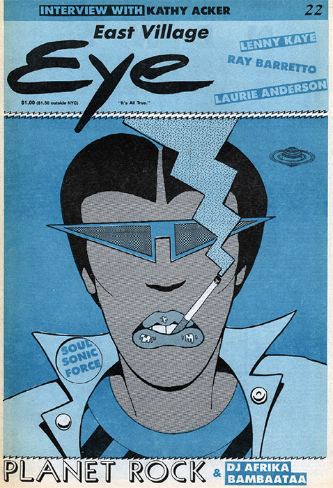 Cover of East Village Eye, June 1982.