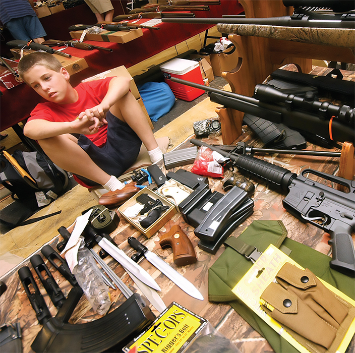 A gun show in Shelby, North Carolina, 2010. Brittany Randolph/Flickr