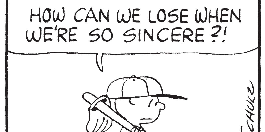 Detail from Charles Schulz’s Peanuts, April 6, 1963. From The Complete Peanuts 1963–1964 Vol. 7 (Fantagraphics, 2007), © Peanuts Worldwide, LLC