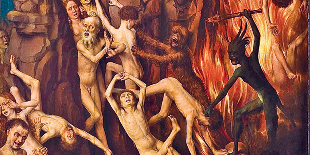 Hans Memling, The Last Judgment (detail), ca. 1467–73, triptych, oil on panel, this panel 88 1⁄4 × 28 3⁄4". National Museum Gdańsk