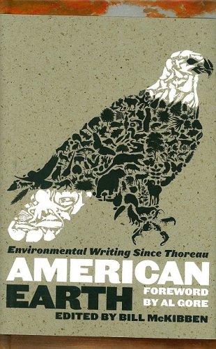 The cover of American Earth: Environmental Writing Since Thoreau