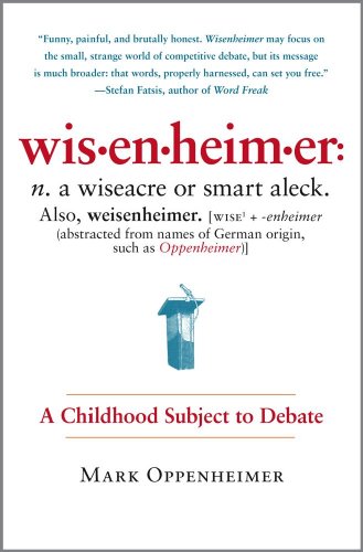 The cover of Wisenheimer: A Childhood Subject to Debate