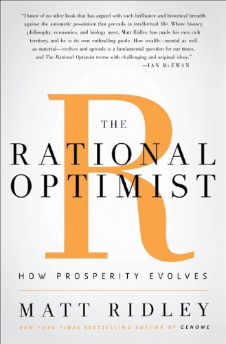 The cover of The Rational Optimist: How Prosperity Evolves