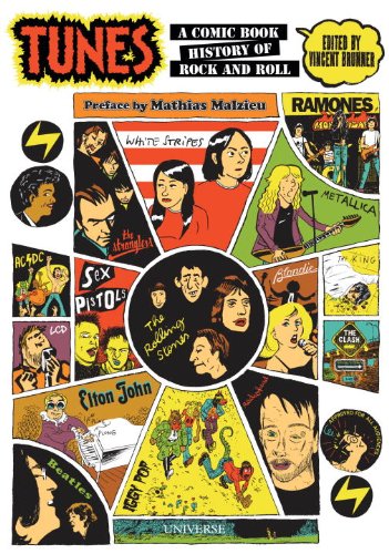 The cover of Tunes: A Graphic History of Rock 'n' Roll