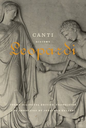 The cover of Canti: Poems / A Bilingual Edition