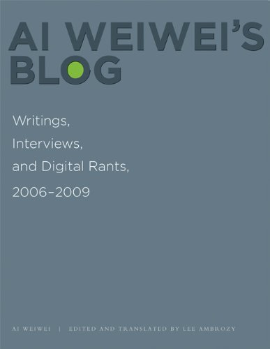The cover of Ai Weiwei's Blog: Writings, Interviews, and Digital Rants, 2006-2009 (Writing Art)