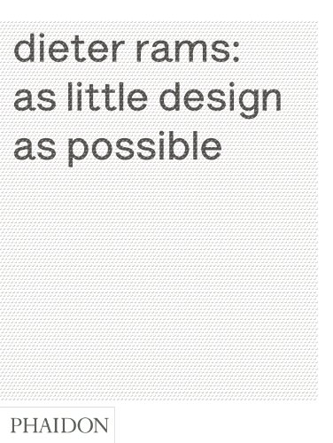 The cover of As Little Design As Possible: The Work of Dieter Rams