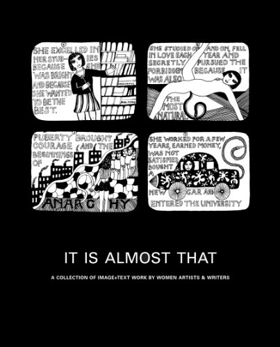 The cover of It Is Almost That: A Collection of Image & Text Work by Women Artists & Writers
