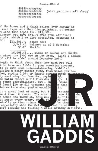 The cover of J R (American Literature (Dalkey Archive))