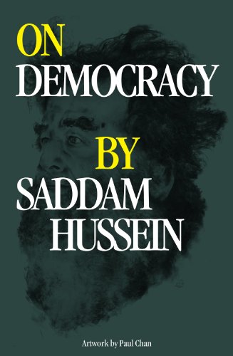 The cover of On Democracy by Saddam Hussein