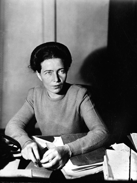 Beauvoir, 1945.