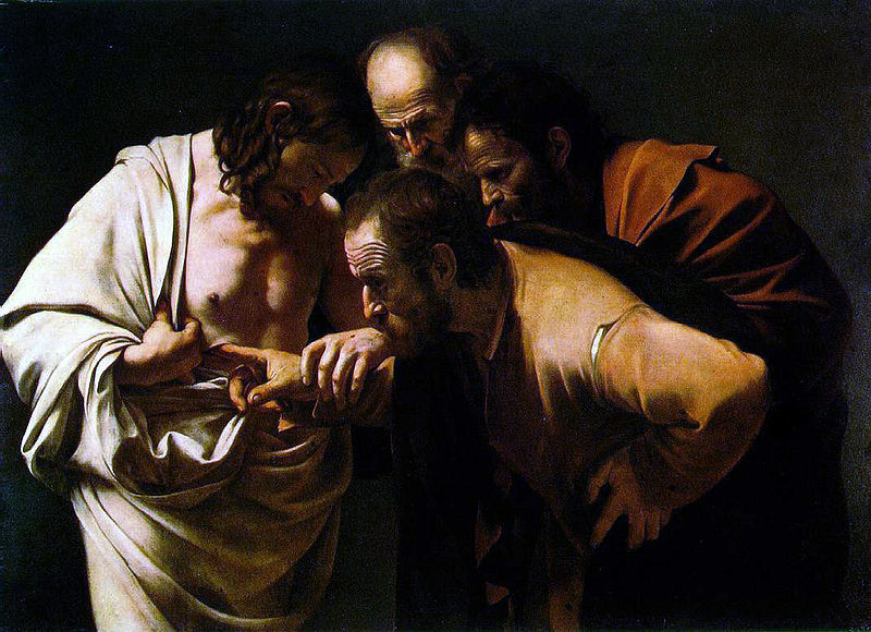 Caravaggio's The Incredulity of Saint Thomas, ca. 1601–1602