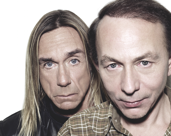 Iggy Pop and Michel Houellebecq, from the Paris Review.