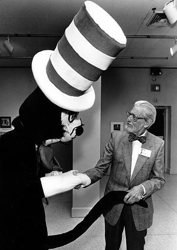 (Dr.) Theodor Seuss Geisel, and the Cat in the Hat.