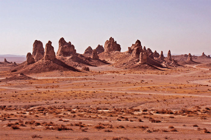 The Trona Pinnacles, in California’s Death Valley.