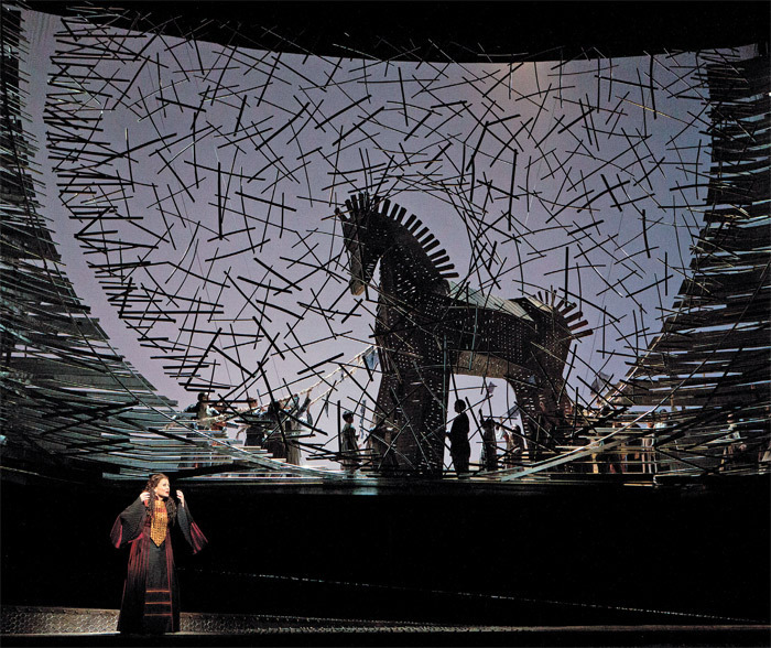 Deborah Voigt as Cassandra in Berlioz’s Les Troyens, Metropolitan Opera, New York, 2012.