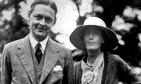 Virginia Woolf, with T.S. Eliot.