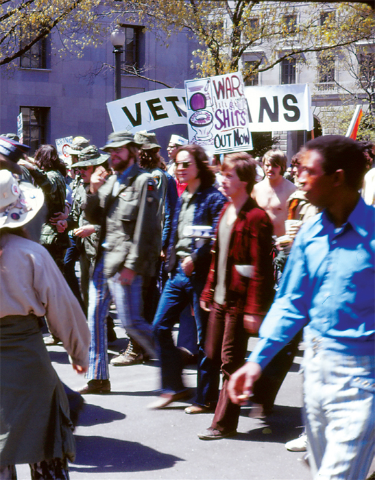 Anti–Vietnam War protest, Washington, DC, 1971.
