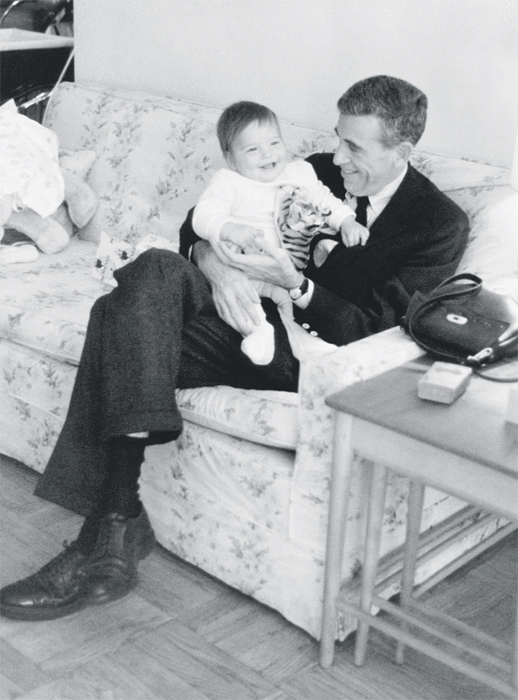 J. D. Salinger with Lillian Ross’s son, Erik.