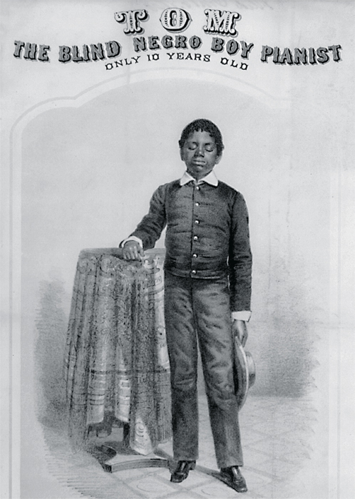 A poster promoting Blind Tom, ca. 1859.