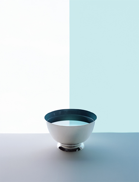 Sarah Charlesworth, Half Bowl, 2012, digital C-print, lacquered wood frame, 41 × 32". From the series “Available Light,” 2012.