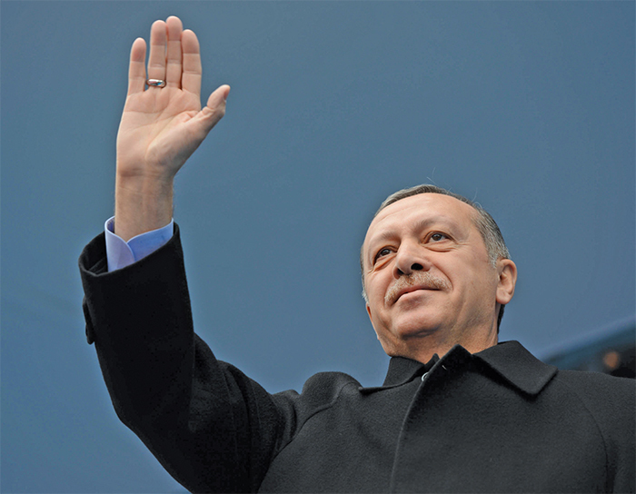 Turkish president Recep Tayyip Erdoğan, 2014. Kayhan Ozer/Anadolu Agency/Flickr.