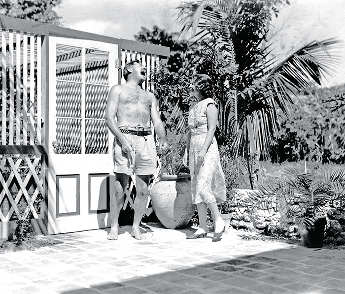 Ernest Hemingway and Pauline Pfeiffer, ca. 1932.