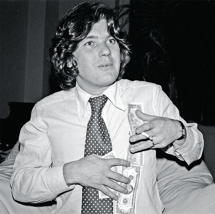 Jann Wenner, 1977. Jean Pigozzi.