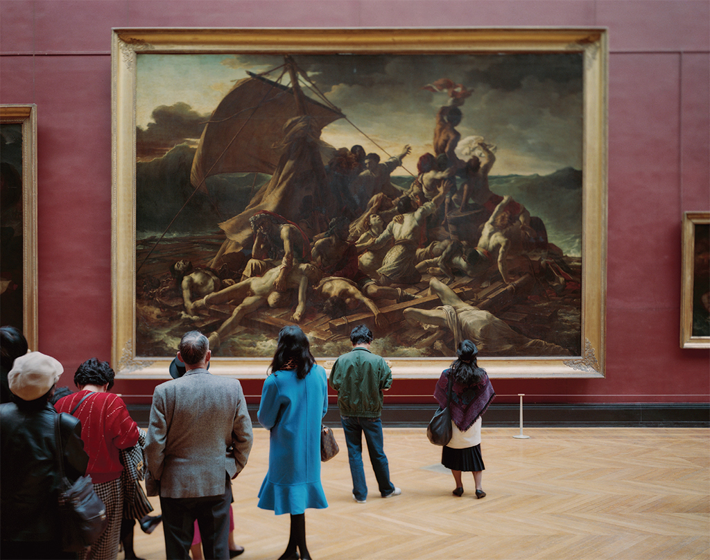 Thomas Struth, Louvre 4, 1989, C-print, 70 5/8 × 84".