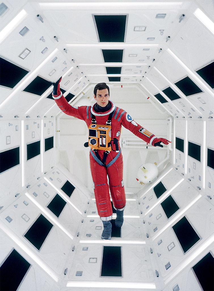 Stanley Kubrick, 2001: A Space Odyssey, 1968, 70 mm, color, sound, 142 minutes. Keir Dullea (Dr. Dave Bowman). From the Making of Stanley Kubrick’s ‘2001: A Space Odyssey’ (Taschen, 2015), © Dmitri Kessel/Getty Images/Turner Entertainment Co.