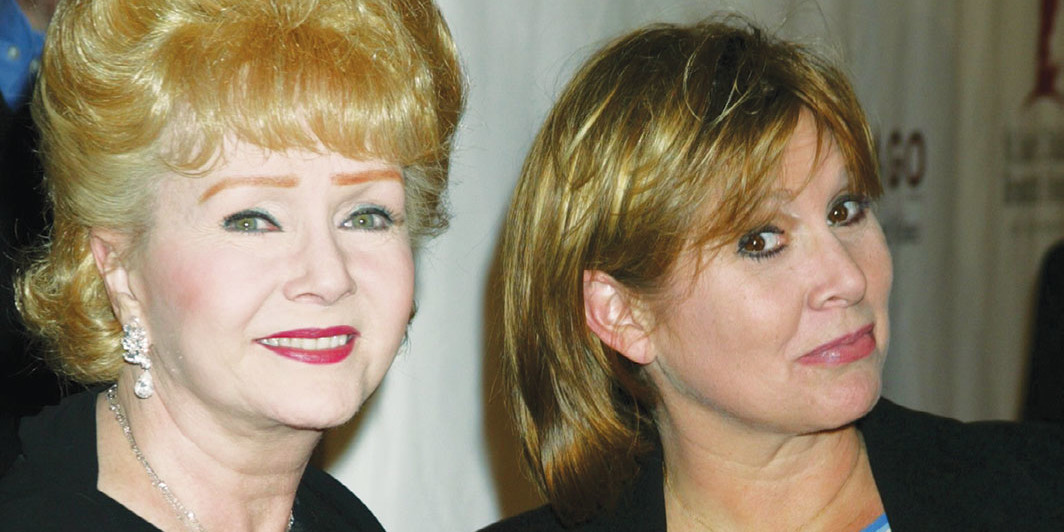 Debbie Reynolds and Carrie Fisher, August 19, 2003. Jim Smeal/BEI/Shutterstock
