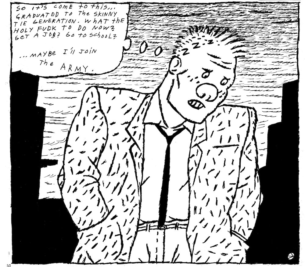 Panel from Gary Panter's Jimbo: Adventures in Paradise (New York Review Comics, 2021).