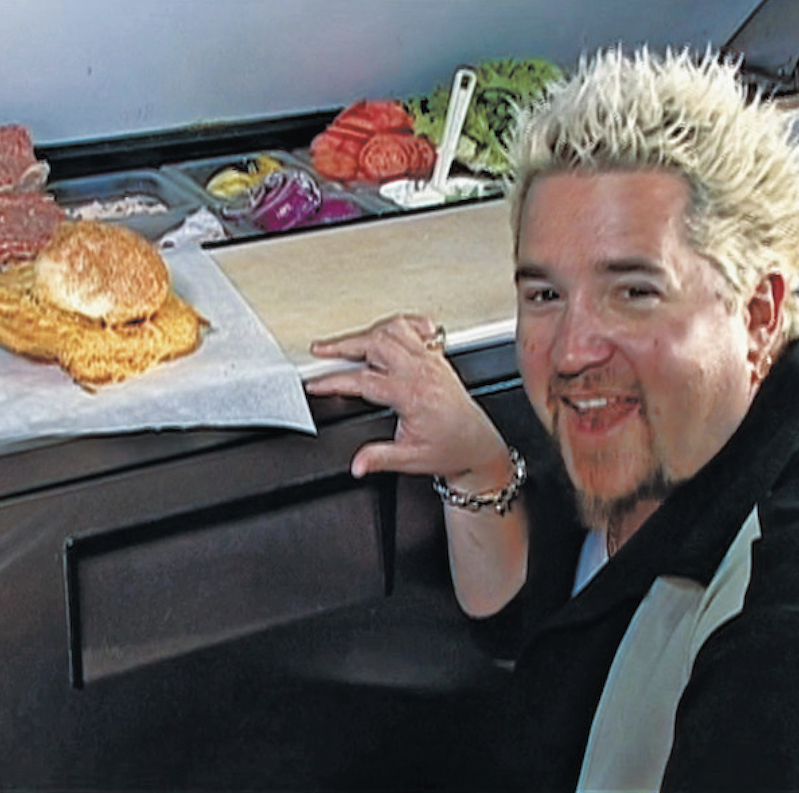 Diners, Drive-Ins and Dives, season 1, episode 6, 2007. Guy Fieri. Food Network.
