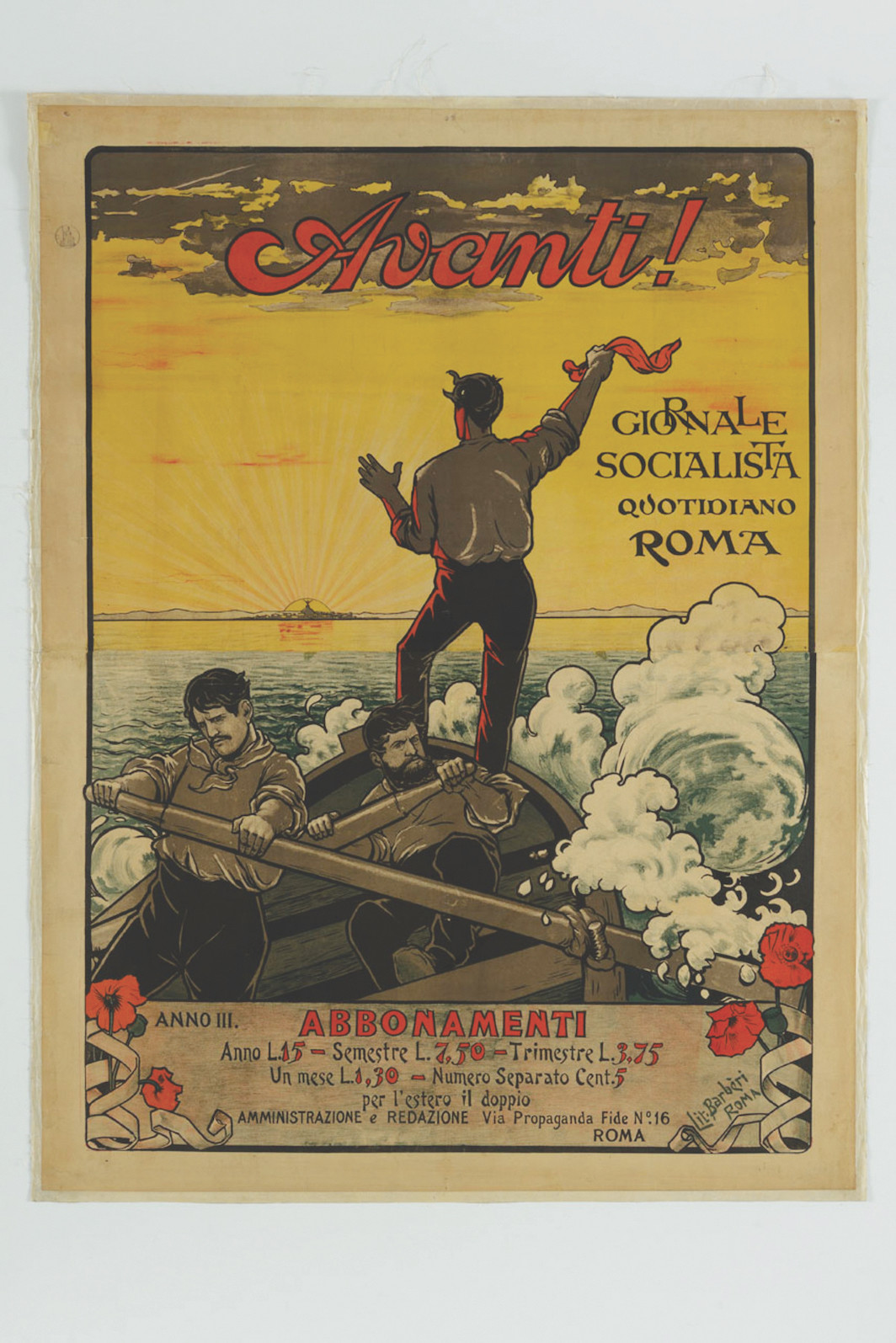 Cover of Avanti!, 1898.