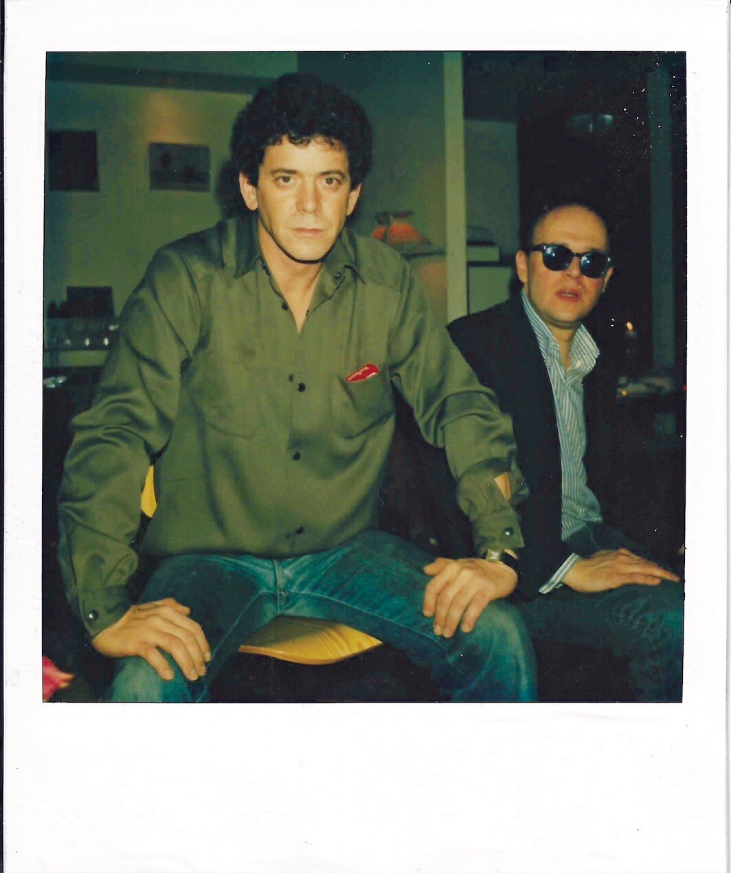 Lou Reed and Robert Quine, ca. 1981. Courtesy: Sylvia Reed